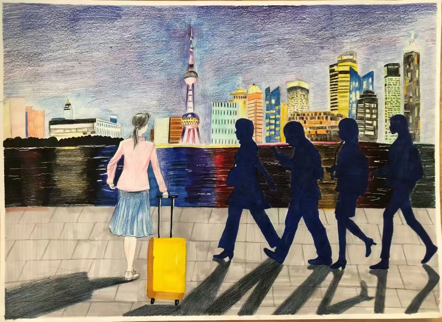 A colorful painting
